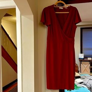 Calvin Klein red dress